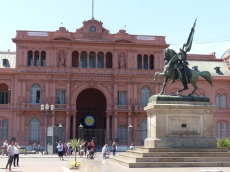 The government building - the Casa Rosada