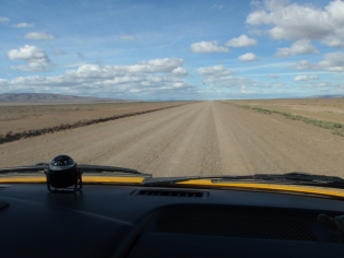 The Ruta 40 north through southern Argentina