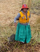 As are the colourful costumes - although many Andean women dress colourfully still